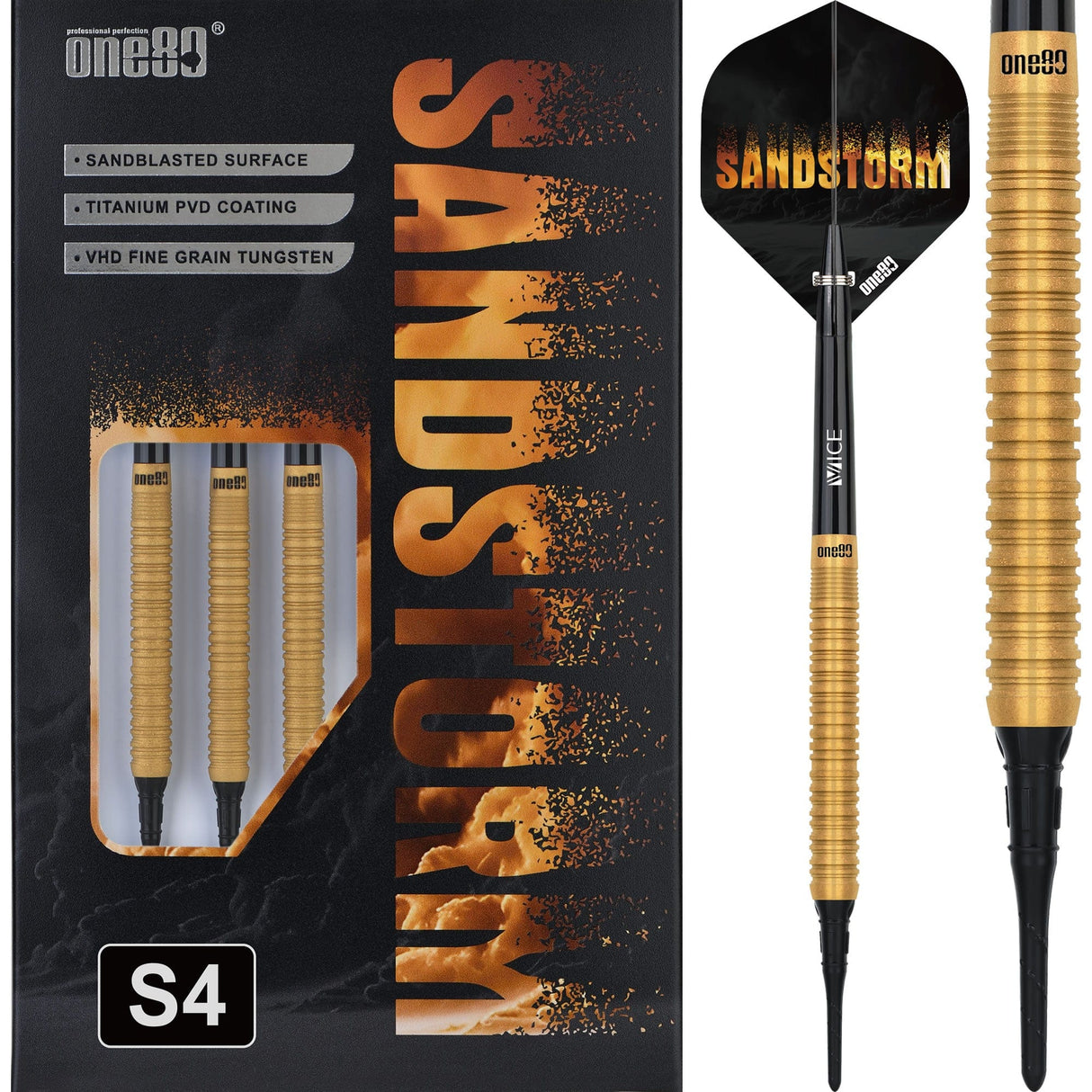 One80 Sandstorm Darts - Soft Tip - S04 - 18g