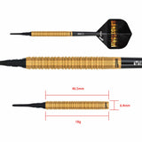 One80 Sandstorm Darts - Soft Tip - S04 - 18g