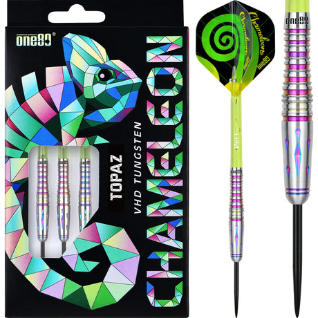 One80 Chameleon Darts - Steel Tip - Topaz