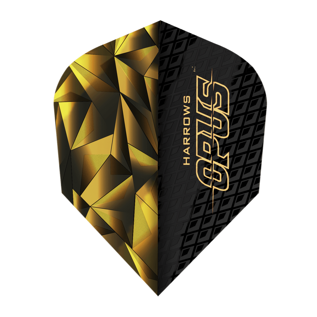 Harrows Opus Dart Flights - 100 Micron - Standard No6 - Gold Facet