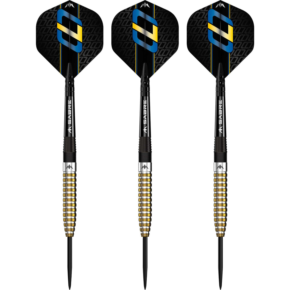 Mission Oskar Lukasiak Darts - Steel Tip - 95% Tungsten - Black & Gold PVD