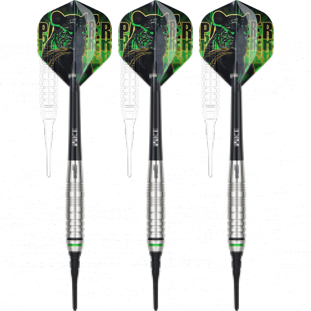 One80 Panther-X Darts - Soft Tip - 18g