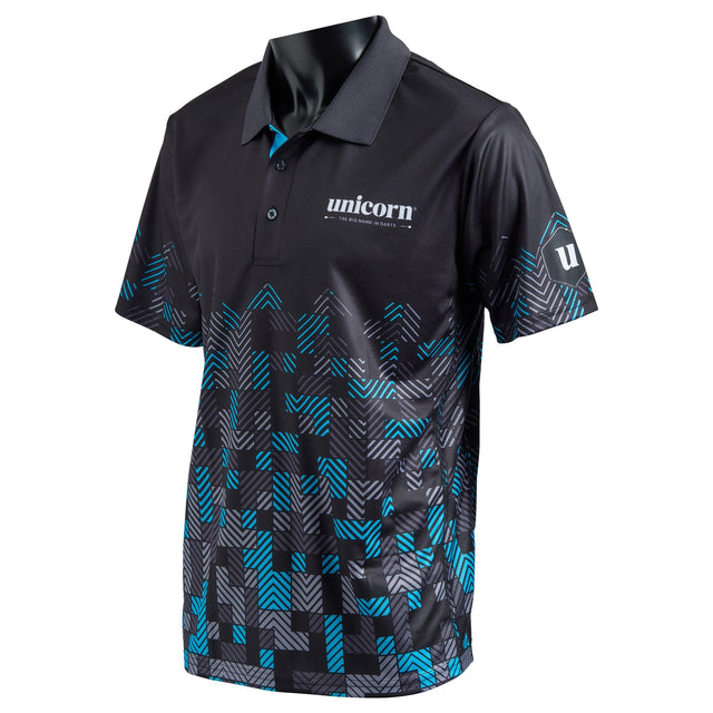 Unicorn Pro-Tech Digital Dart Shirt - Blue - Extra Small