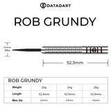 Datadart Rob Grundy Darts - Steel Tip - 90% Tungsten