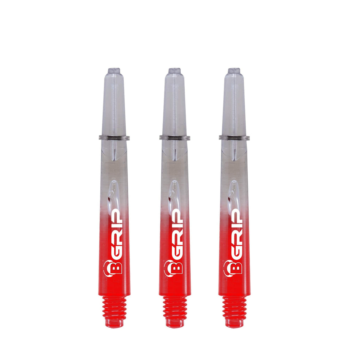 BULL'S B-Grip TT Shaft - Polycarbonate - Clear & Red Tweenie