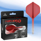 Mission Force 90 - New Moulded Flight & Shaft System - Standard No2 - Gradient - Transparent Red