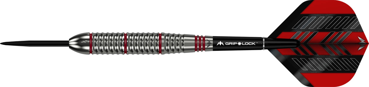 Mission Rogue Darts - Steel Tip - Brass - Silver & Red Coated