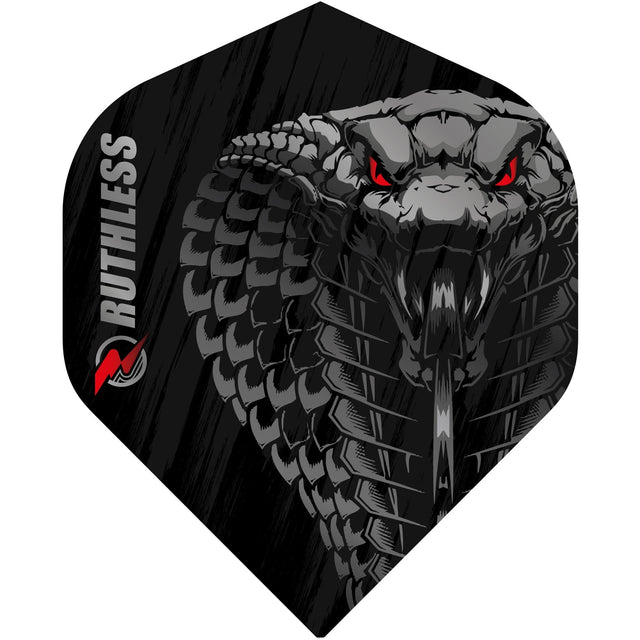 Ruthless Dart Flights - Std - No2 - Cobra Red Eyes