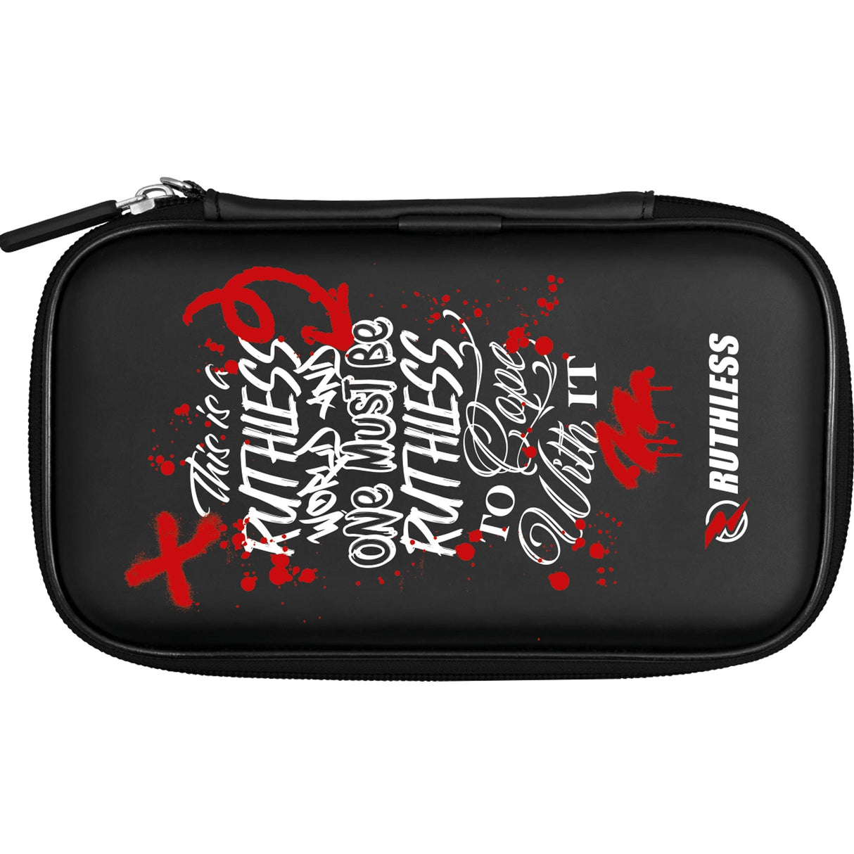 Ruthless Designed EVA Dart Case - Large - Black - One Must Be Ruthless