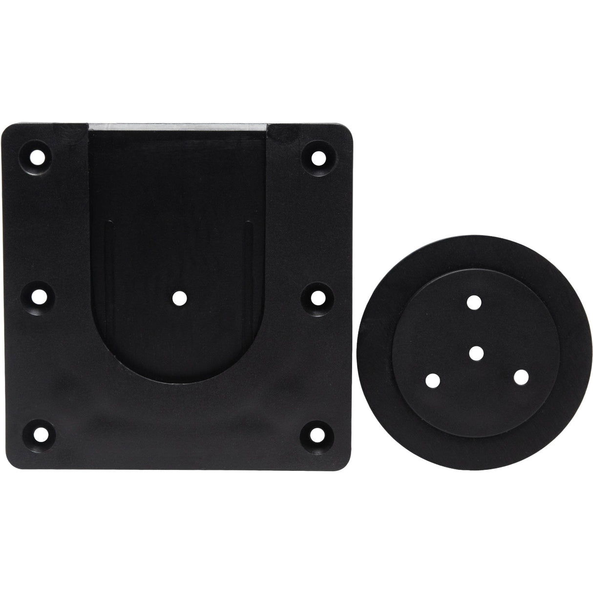 Ruthless Dartboard Bracket - Easy Rotate - Wall Mounting - includes Fixings - Black