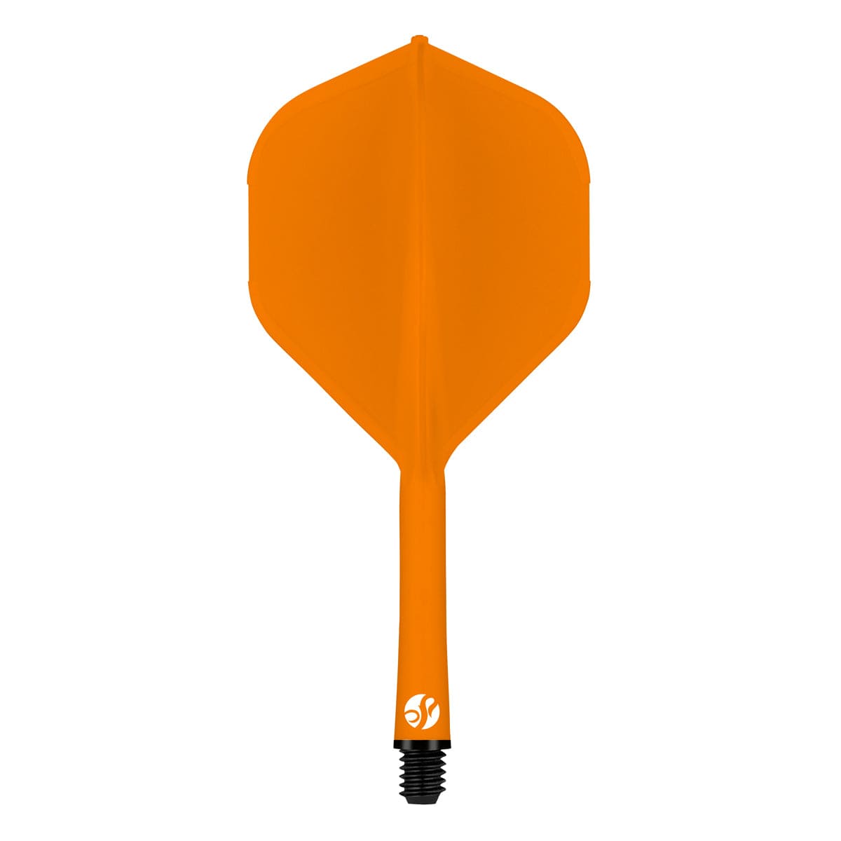 Shot Flight Deck - One Piece Dart Flight and Shaft System - Orange