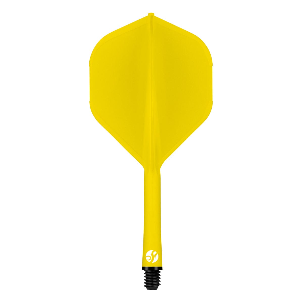 Shot Flight Deck - One Piece Dart Flight and Shaft System - Yellow