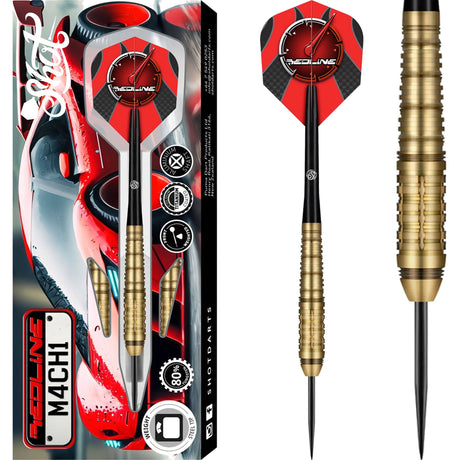 Shot Redline Darts - Steel Tip - 80% Tungsten - M4CH1