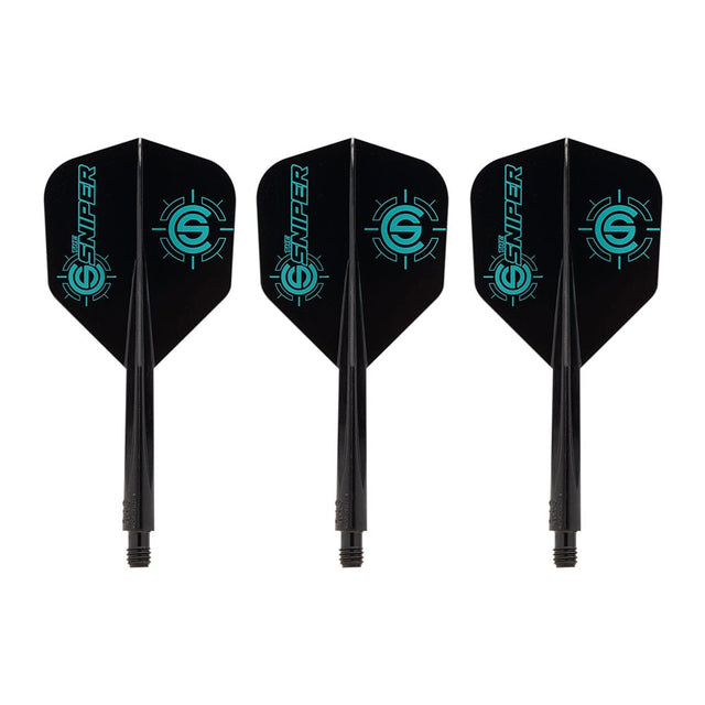 Condor AXE Dart Flights - Small - Connor Scutt - The Sniper - Black