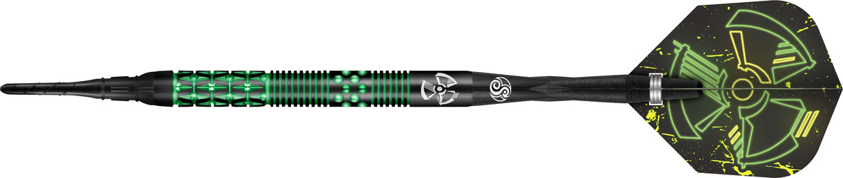 Shot Pro Series Darts - Soft Tip - 90% Tungsten - Stowe Buntz V2 - Black - 21g