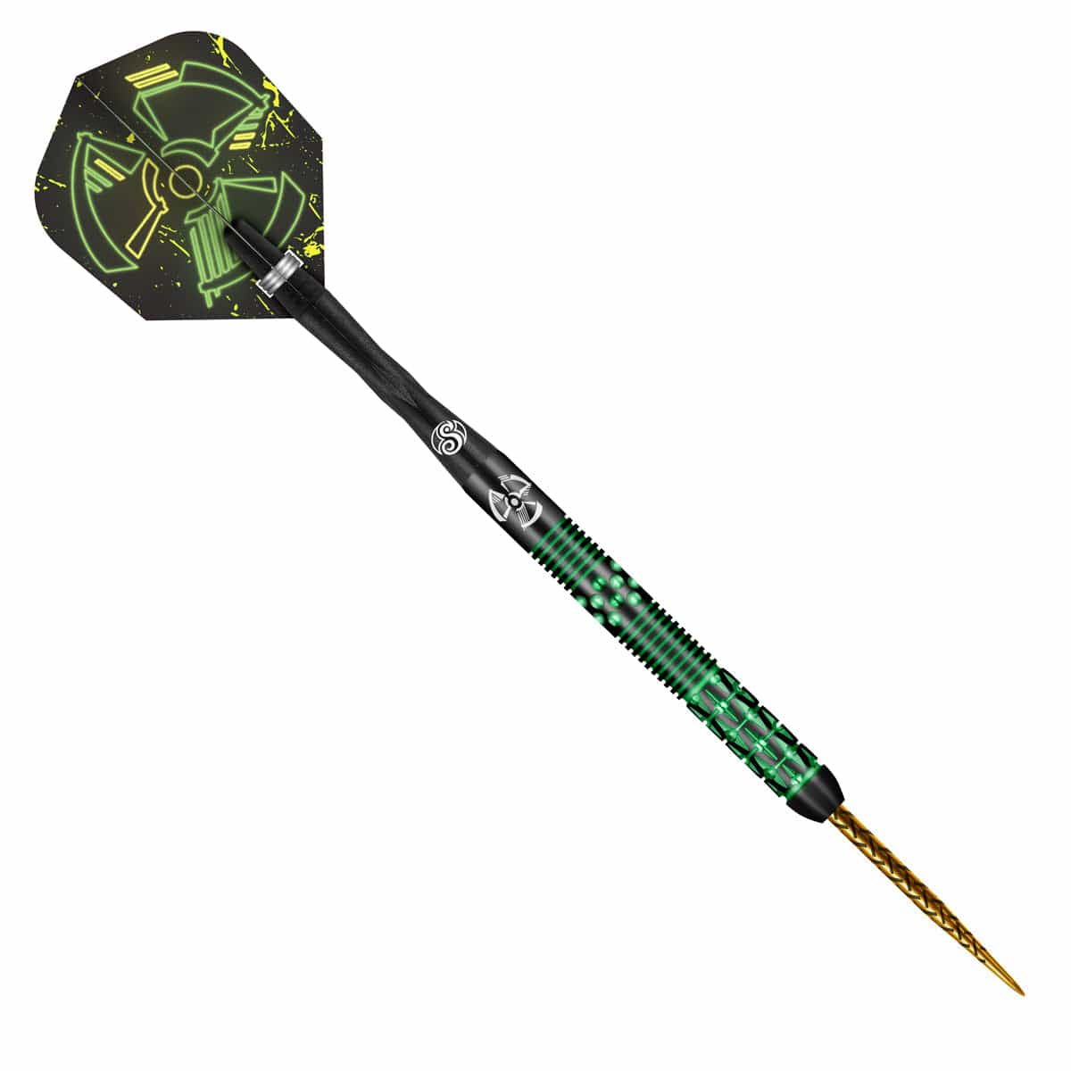 Shot Pro Series Darts - Steel Tip - 90% Tungsten - Stowe Buntz V2 - Black - 23g