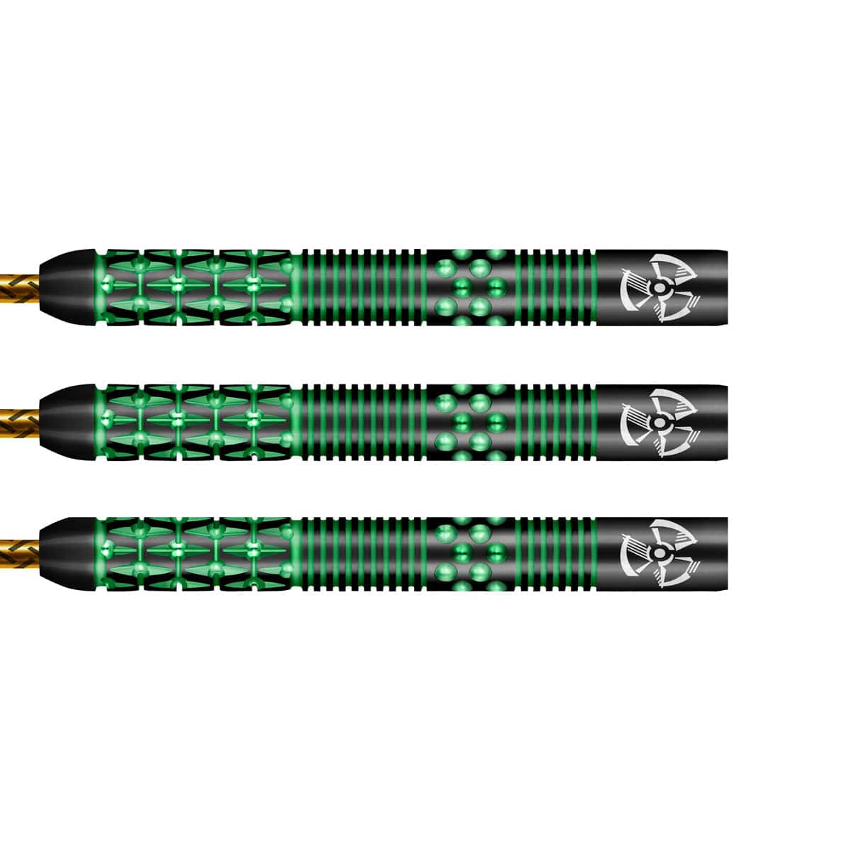 Shot Pro Series Darts - Steel Tip - 90% Tungsten - Stowe Buntz V2 - Black - 23g