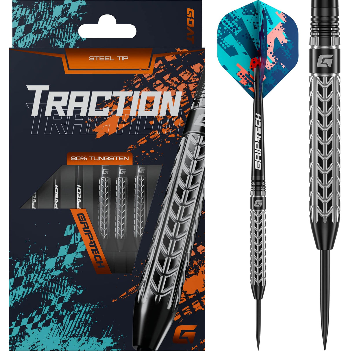 Goat Traction Darts - Steel Tip - 80% Tungsten