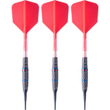 Cuesoul Engine V4 Darts - Soft Tip - 90% Tungsten - Hope Ring - Red 19g