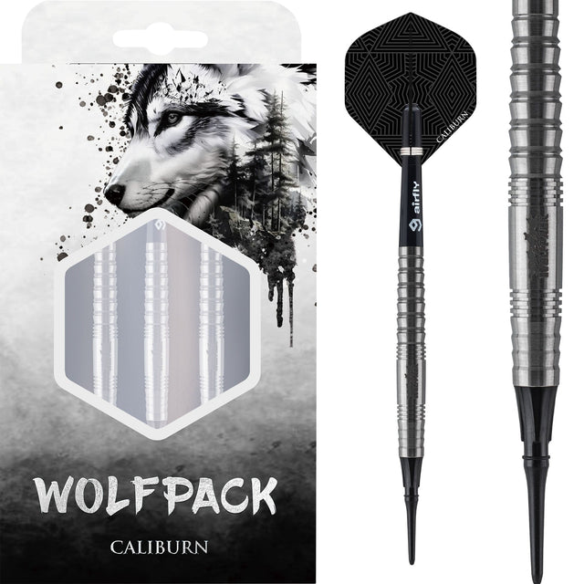 Caliburn Wolfpack Darts - Soft Tip - 90% Tungsten - W6 - 19g