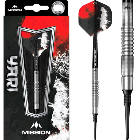 Mission Yari Darts - Soft Tip - 90% Tungsten