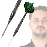 BULL'S Brian Raman Darts - Steel Tip - 90% Tungsten - Black Titanium