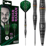 BULL'S Brian Raman Darts - Steel Tip - 90% Tungsten - Black Titanium