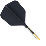 Cuesoul Rost T19 Carbon Fibre - Integrated Dart Shaft and Flights - Big Wing - Black Size 2