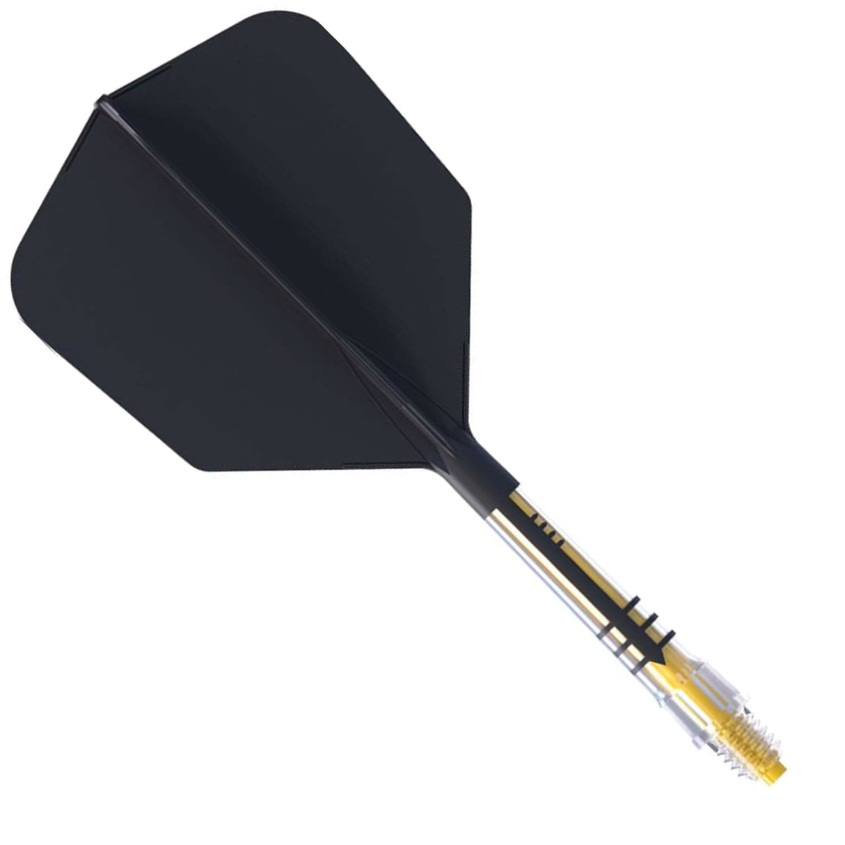 Cuesoul Rost T19 Carbon Fibre - Integrated Dart Shaft and Flights - Big Wing - Black Size 4