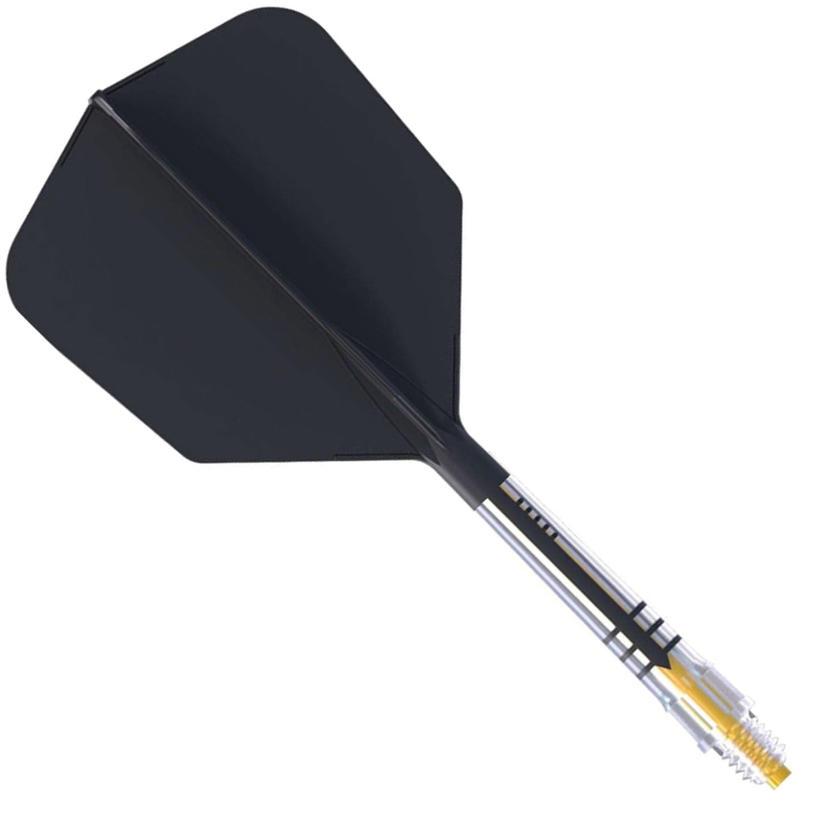 Cuesoul Rost T19 Carbon Fibre - Integrated Dart Shaft and Flights - Big Wing - Black Size 5