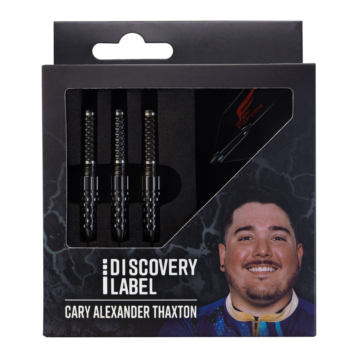 Cosmo Discovery Label Darts - Steel Tip - 90% Tungsten - Cary Alexander Thaxton - 22g