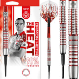 Harrows Damon Heta v2 Darts - Soft Tip - 90% - The Heat 18g