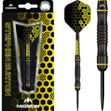 Mission Stephen Burton Darts - Steel Tip - 90% - Black Titanium - Bertie 23g