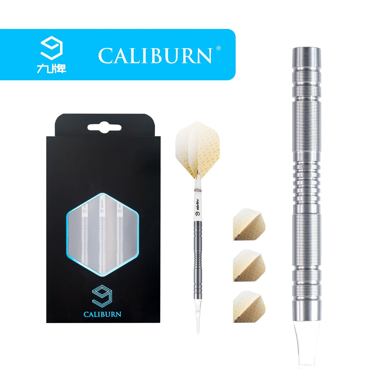 Caliburn Monkey King Darts - Soft Tip - 90% - Natural - 18g 18g