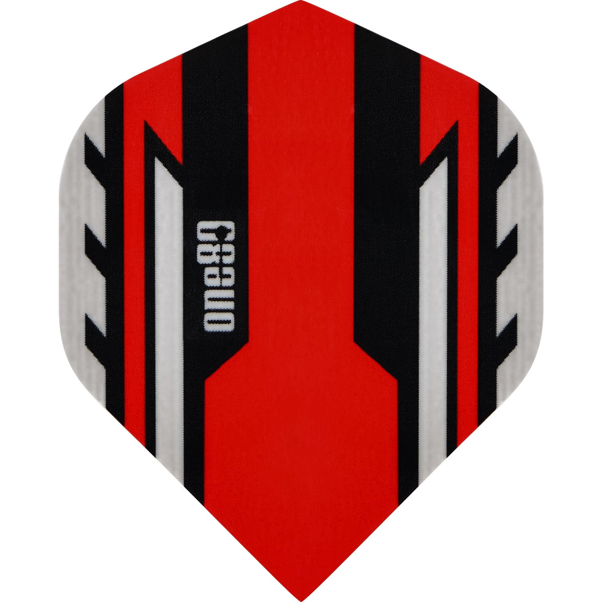 One80 Arrow Dart Flights - 100 Micron - No2 - Std Red