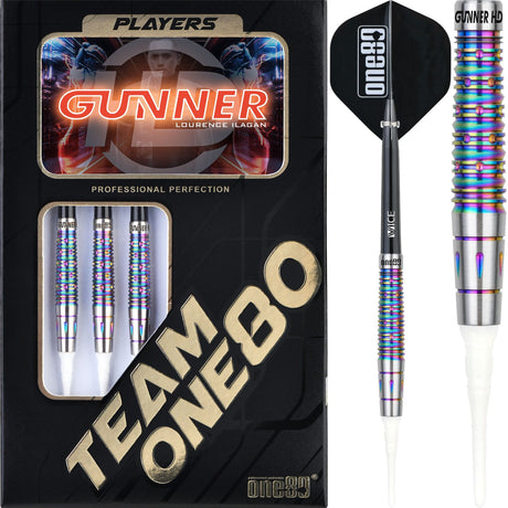 One80 Gunner Darts - Soft Tip - HD - Lourence Ilagan - Chameleon 18g