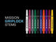 Mission GripLock Shafts - Dart Stems - Yellow