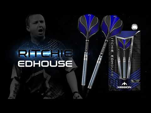 Mission Ritchie Edhouse Darts - Steel Tip - Blue