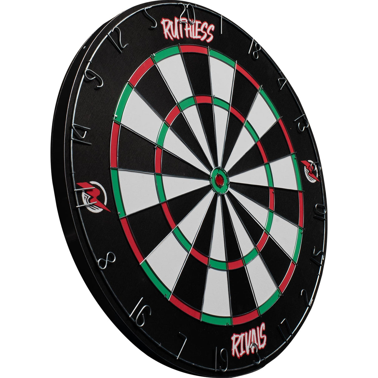 Ruthless Rivals Dartboard - Family Darts Game - Paper Wound Board - inc 2 sets of Darts