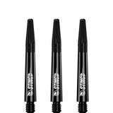 Ruthless Sting Dart Shafts - Polycarbonate - Solid Black - Black Top Tweenie