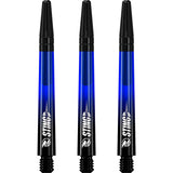 Ruthless Sting XT Dart Shafts - Polycarbonate - Gradient Black & Blue - Black Top Medium