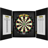 Shot Michael Smith Dartboard Cabinet Set - inc 2 Sets Darts - Bully Boy