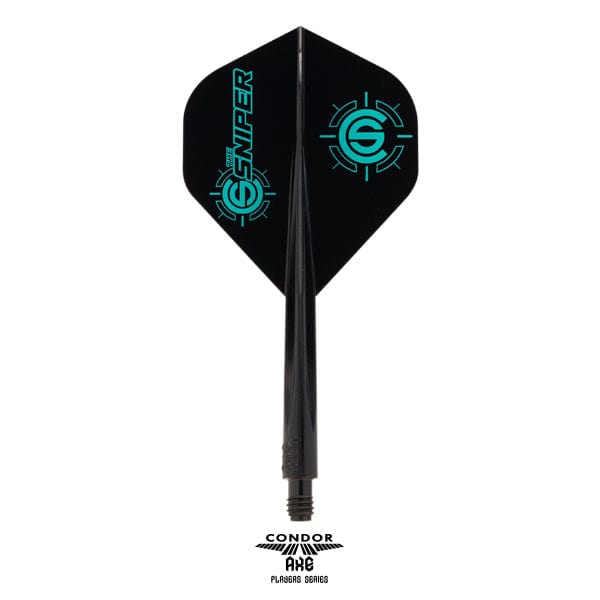 Condor AXE Dart Flights - Standard - Connor Scutt - The Sniper - Black