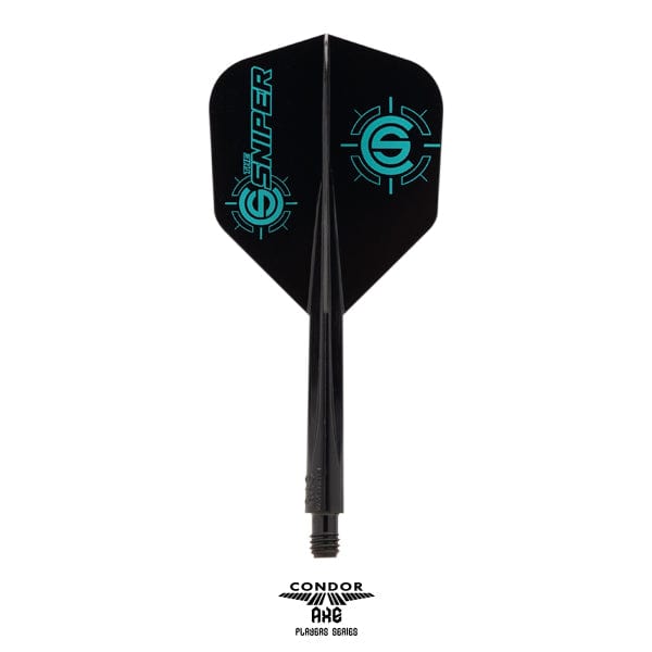 Condor AXE Dart Flights - Small - Connor Scutt - The Sniper - Black