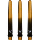 Viper Viperlock Aluminium Dart Shafts - inc O-Rings and Locking Pin - Black & Gold Tweenie