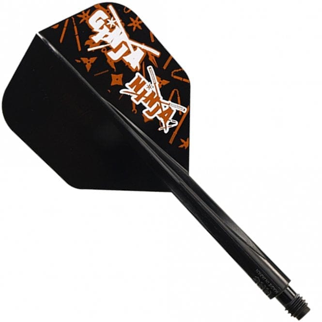 Condor AXE Dart Flights - Matt Campbell - Ginja Ninja - Small - Black