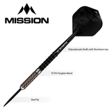 Mission Archon Darts - Steel Tip - 97.5% - Black & Bronze PVD