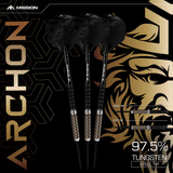 Mission Archon Darts - Soft Tip - 97.5% - Black & Bronze PVD 18g