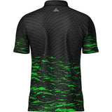 Arraz Lava Dart Shirt - with Pocket - Black & Green