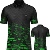 Arraz Lava Dart Shirt - with Pocket - Black & Green Small